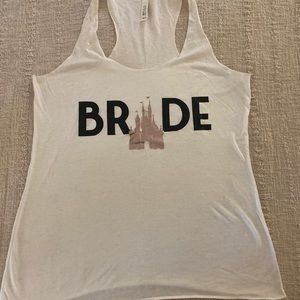 Disney Bride tank top, Women’s L, NWOT